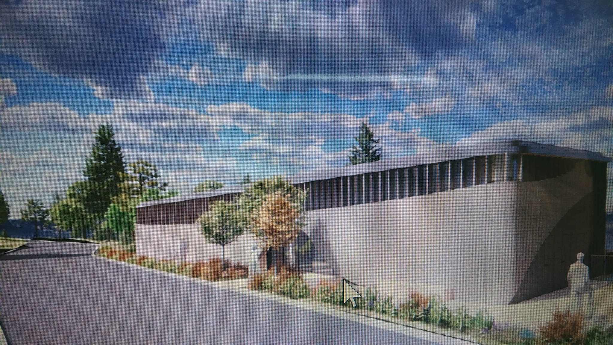 Artist's depiction of the studio